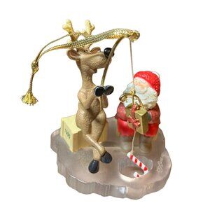 Hallmark Keepsake Ornament “Fishing for Santa” Collector's Club Exclusive 1995